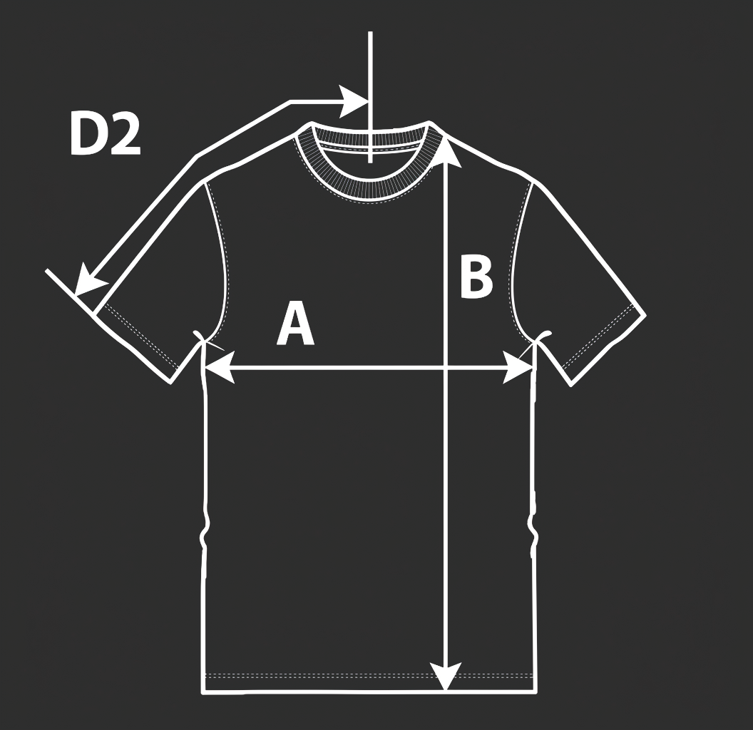 Guida alle taglie T-SHIRT